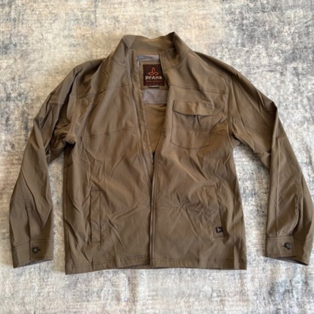 prAna Men’s Zip-Up Jacket – XX-Large – Mud Zion Color  Excellent condition prAna